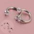 Horseshoe Bar  Stainless Steel  Lip Nose Hoop Septum Ear Ring 2g 1.2*8*3mm