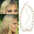 Tassel Hippie Retro Gold Coin Disc Tassel Headband Head Piece Chain Jewelry