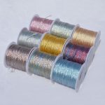 Gold Thread Gold and Silver Thread Thread Handmade Di Bracelet Coil String Magic Color Thread Metal Wire Embroidery Thread Gold and Silver Thread