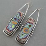 Multi-Color Zircon Women 925 Silver Ear Hook Drop Dangle Earrings Chic Jewelry