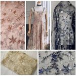 Star Heavy Industry Wedding Dress Fabric DIY Mesh Sequined Fabric Clothing Adjuvant