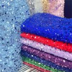 Pearl Melon Seeds Sequined Fabric DIY Clothing Wedding  Sequined Fabric