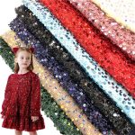 Flannel Sequined Fabric Pure Color DIY Clothing Accessories Sequined Cloth