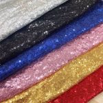 3mm Sequined Earthworm Flower Sequin Embroidery Fabric  Costume Fabric Accessories