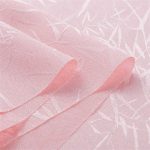 Bright Silk Bamboo Leaf Jacquard Fabric Fashion Elegant Figured Cloth DIY Fabric
