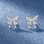 Butterfly Stud Earrings Womens Girls Jewellery New Gift UK