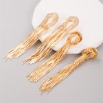 Fashion Earrings Women's Retro Tassel Long Temperamental Minority Versatile