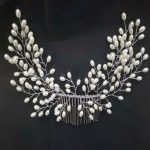 Fashion Women Tiara Bridal Hair Comb Wedding Headwear Jewelry Hair