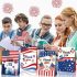 Bd124 Amazon US Independence Day Military Veterans Thankyou Party Gift Kraft Paper Portable Paper Bag