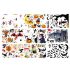 Double-Sided Halloween Horror Wall Stickers Bedroom Living Room Window Decor
