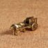 1Pcs Mini Portable Retro Brass Bull Statue Sculpture Home Office Desk Decorative Hand Toy Gift