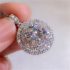 Fashion Women Necklace Pendant Cubic Zircon Jewelry Wedding