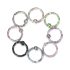 8x Nose Open Hoop Sleeper Ring Lip Earring Body Piercing Stainless Steel Jewelry
