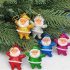 Lot 6 pcs Christmas Santa Claus Ornaments Christmas Tree Hanging Mini Decoration