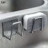 Kitchen Stainless Steel Sink Sponges Holder Self Adhesive Drain Drying