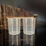 10 pieces Spot Goods 100ml Plastic Measuring Cups Small Measuring Cup Plastic Cup Measuring Cup Beaker Laboratory Measuring Cylinder