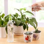 4pc Gardening Flower Growing Supplies Household Pot Watering Machine Creative Watering Flower Watering Can Small Nozzle 2 Tools