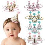 New European and American Children's Hair Accessories Creative Popular Birthday Party Hat Baby Hair Band Shooting Props Princess Headdress