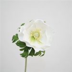 Nodic Real Touch Flowers PU Rose Artificial Anemone Branch Bridal Bouquet Floral Arrangement Home Wedding Decor Fake Flower