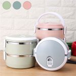 Portable Food Warmer Kids School Lunch Box Thermal Insulated Food Container UK