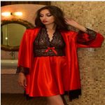 European and American Foreign Trade Sexy Lingerie Nightgown Sexy Nightgown Nightdress Two-Piece Set
