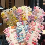 Girls Bow Knot Hair Clip Baby Hairpin Handmade Children Kids Cute Barrette Set