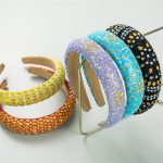 Baroque Diamond Flower Headband Temperament Wild Full Diamond Sponge Hair Accessories