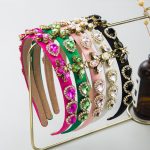 Baroque Diamond Flower Headband Temperament Wild Full Diamond Sponge Hair Accessories
