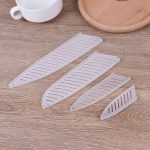 4pcs Kitchen Knife Blade Protector Cover fit Knife 3 5 7 8 inch Blade ^S P FkUK