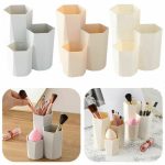 Office Desk Organizer Desktop Pen Pencil Storage Box Holder Make-up Brush Pot