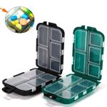 1× Pill Box Medicine Organizer Dispenser Box Case Travel Tablet Container Holder