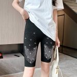 Women Thin Fitness Short Pants Ladies High-Waist Summer Shorts Bottom Biker Cycling Shorts Bodycon Streetwear female Clothing