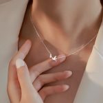 Temperament Cute Swallow Literary Short 925 Clavicle Chain Temperament Trendy Female Necklace Jewlery