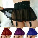 Women's Sexy Lace  High Waist Mini Skirt Short Lingerie Underwear Bandage S-2XL