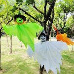 3PC Halloween Ghost Cute Orange Pumpkin Ghost Festival Decoration Hanging Piece Pendant