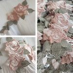 Small Flower Water-Soluble Embroidery Cloth Sticker Latin Dance Dress Dance Clothes Decorative Patch Hand Sewing Accessories Diy No Adhesive