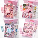 Barrette Xmas Gift 24Pcs Hairpin Clip Knot Hair Kids Girls Head Wear Elastic Bow