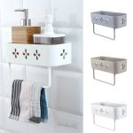 Shower Suction Shelf Tidy Wall Storage Basket Kitchen Caddy Rack Bathroom Corner