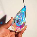 120mm Crystal Prism Window Hanging Sun Catcher AB Color Crystal Multi-Faceted Prism