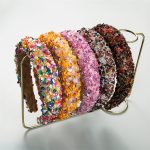 Fashion Hair Accessories Baroque Colorful Gem Headband Hair Headband Women Hair Ornaments Hair Decor