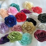 5pc Small Three-Dimensional Flower Embroidered Cloth Stickers Lace Patch Hole Clothes Skirt Shoes and Hat Decoration Accessories Hand Sewing Diy