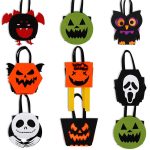 Halloween Decor Candy Bag Ghost Festival Props Non-Woven Three-Dimensional Handbag Party Supplies