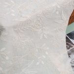 Three-Dimensional Double Strand Cotton Embroidery Plant Embroidery DIY Fabric