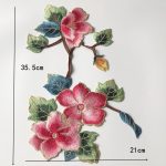 Flowers Embroidered Cloth Stickers Size a Set of Patch Cheongsam Clothes Skirt Decorative Accessories Hand Sewing Diy