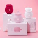 THTH Rose Sucking Vibrator Clit Sucker Female Dildo G spot Massager Sex Toy for Women