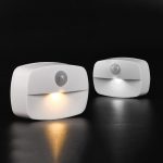 LED Night Light With PIR Motion Sensor Light Wall Plug in Night Lamp Bedroom Decor Socket Lamps For Closet Aisle Hallway Pathway