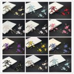 2PC Plum Blossom Cloth Sticker Embroidery Embroidery Clothes Patch Hole Stickers Flower Large Embroidered Piece Adhesive Decorative Accessories Diy