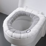 Winter Warm Toilet Seat Cover Washable Bathroom Toilet Seat with Thickened