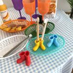 Silicone Toothbrush Holder Creative Rain Boots Toothbrush Organizer Cartoon Rack