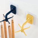 Under Shelf 360° Rotate Hook Holder Kitchen Cabinet Storage Rack Organizer